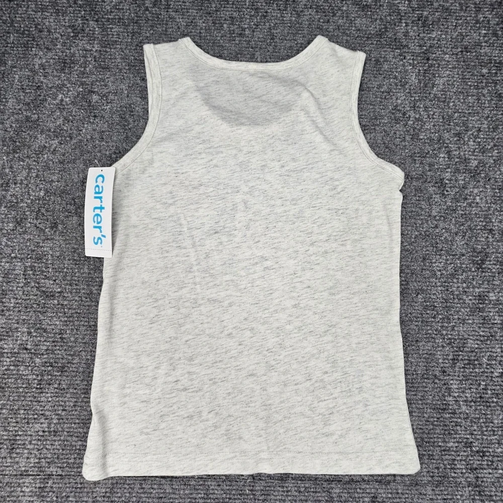 Carter's Boys‎ 2pc Outfit Shark Tank Top Shorts Set Gray Blue 3T